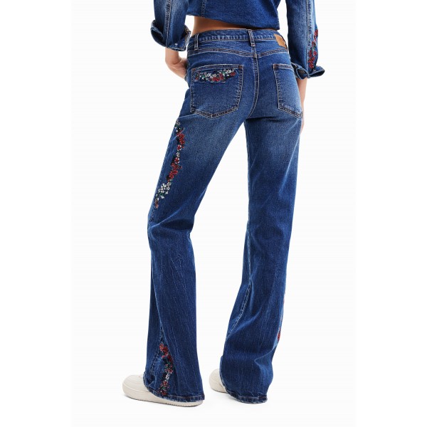 Jean wide leg flare