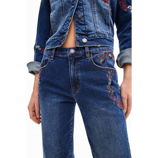 Jean wide leg flare