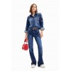 Jean wide leg flare