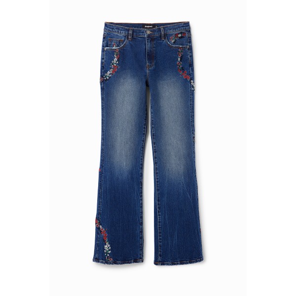 Jean wide leg flare