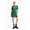 Robe courte fleurs