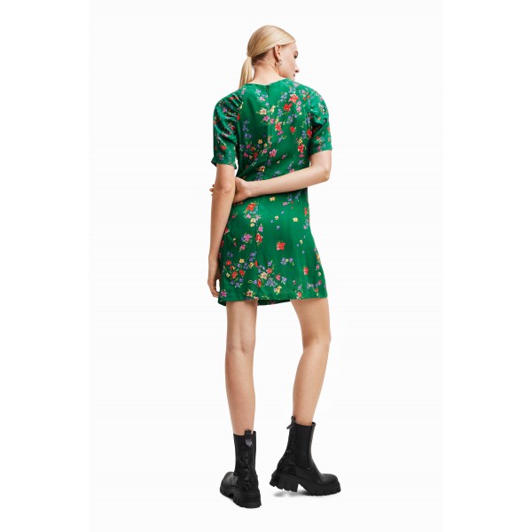 Robe courte fleurs
