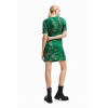 Robe courte fleurs