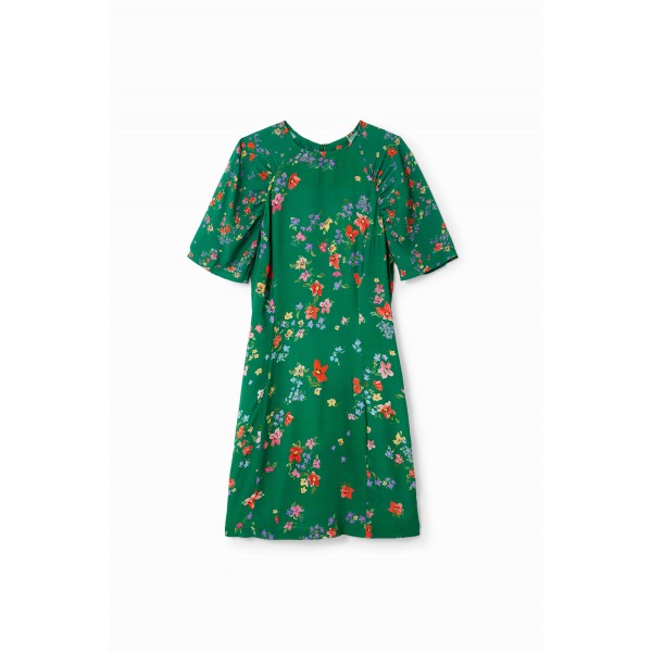 Robe courte fleurs
