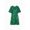Robe courte fleurs