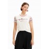 T-shirt texturé messages