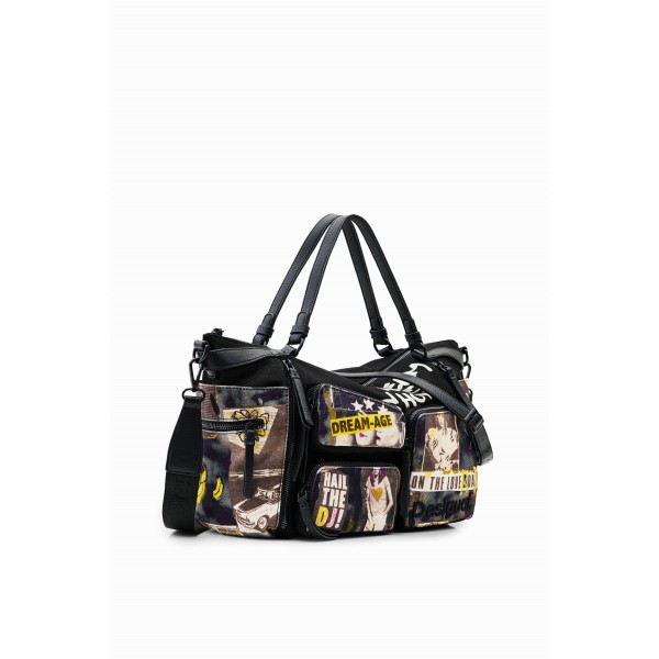 Grand sac toile journal