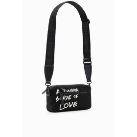 Petit sac à bandoulière toile journal