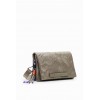Sac à bandoulière moyen broderie fleurs
