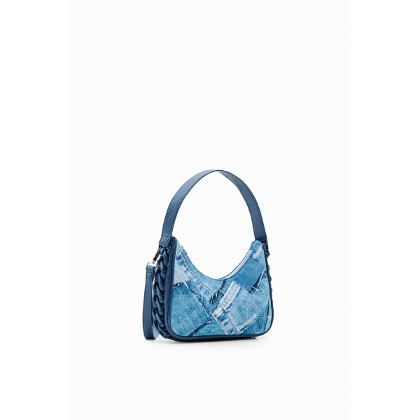 Petit sac patchwork denim