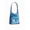 Grand sac patchwork denim