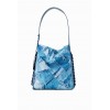 Grand sac patchwork denim