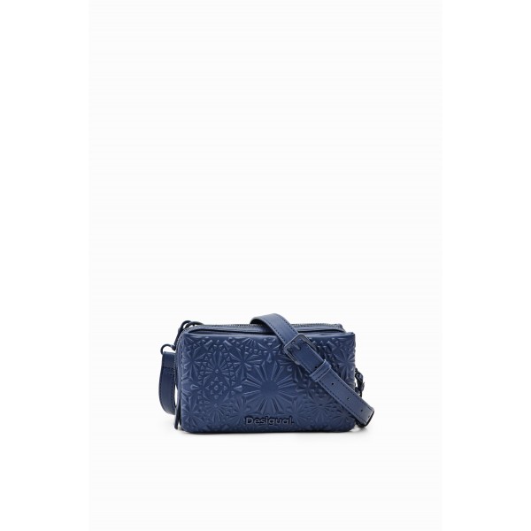 Petit sac à bandoulière relief géométrique