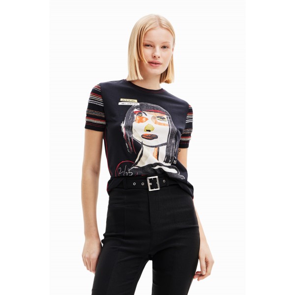 T-shirt visage arty