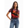 T-shirt maille paysage