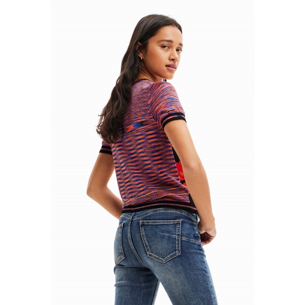 T-shirt maille paysage