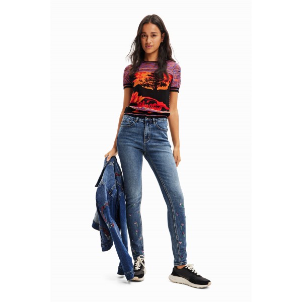 T-shirt maille paysage