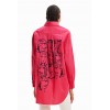 Chemise oversize visages