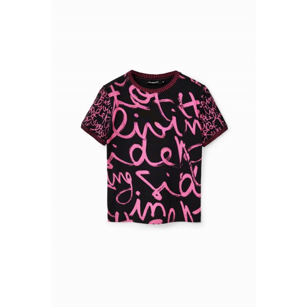 T-shirt messages contraste