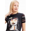 T-shirt visage arty