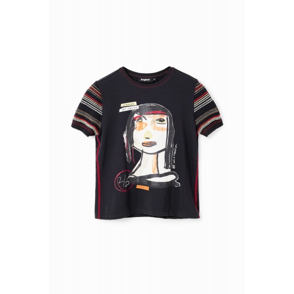 T-shirt visage arty